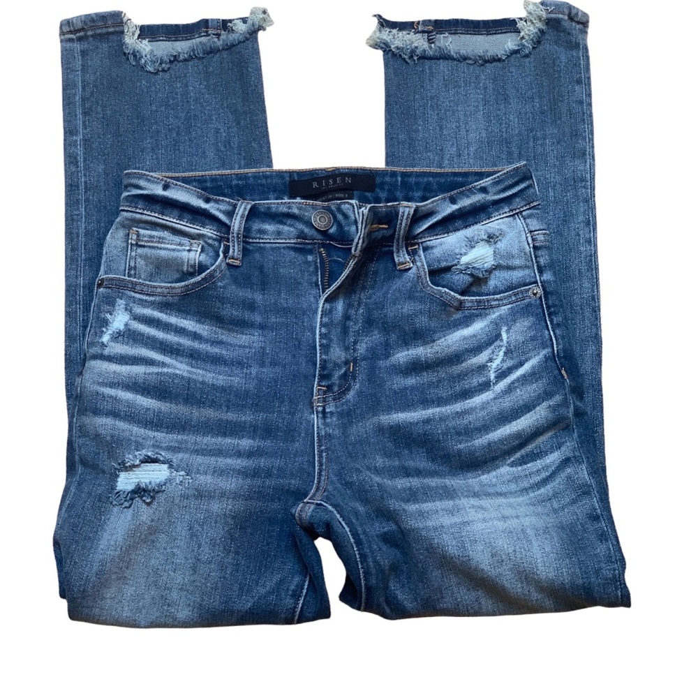 Risen ( Los Angeles) Distressed Jeans Waist 26 Size 3 EUC
